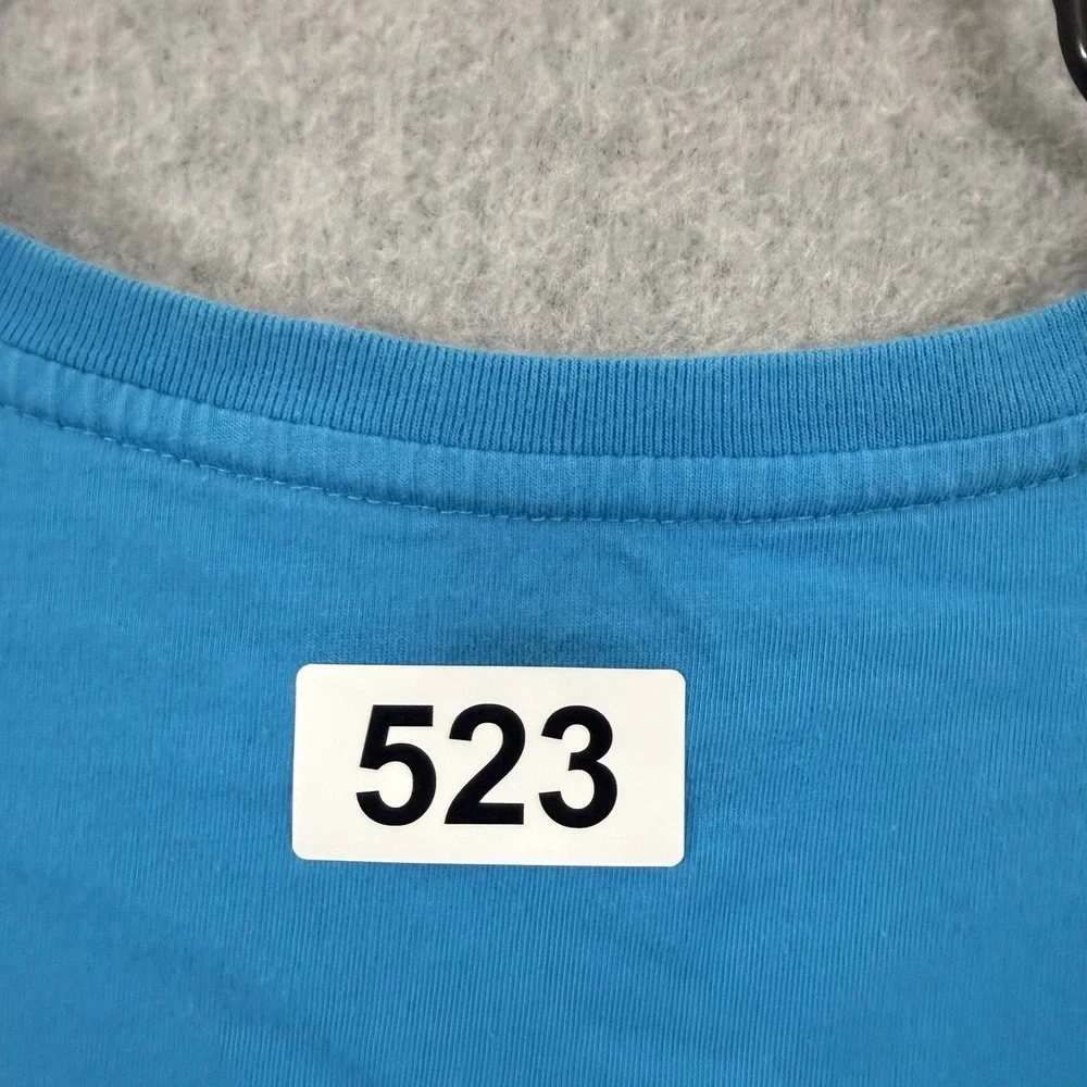 Polo Ralph Lauren T-Shirt Men's 2XL Teal Blue Short Sleeve Crew Neck Yellow Pony